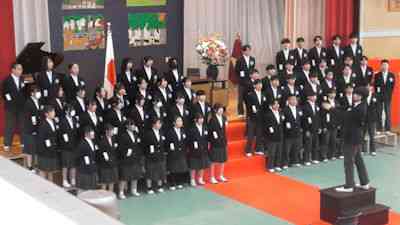 卒業式_卒業生の言葉s